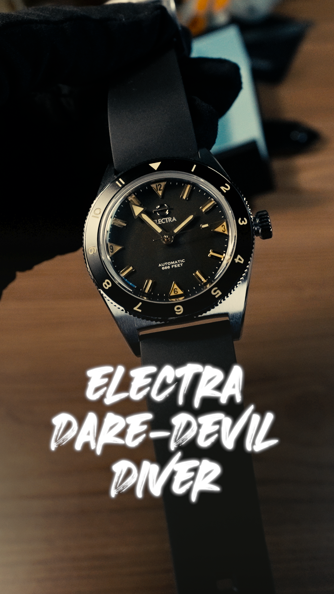 montre Electra - modèle dare-devil divers - couleur noir